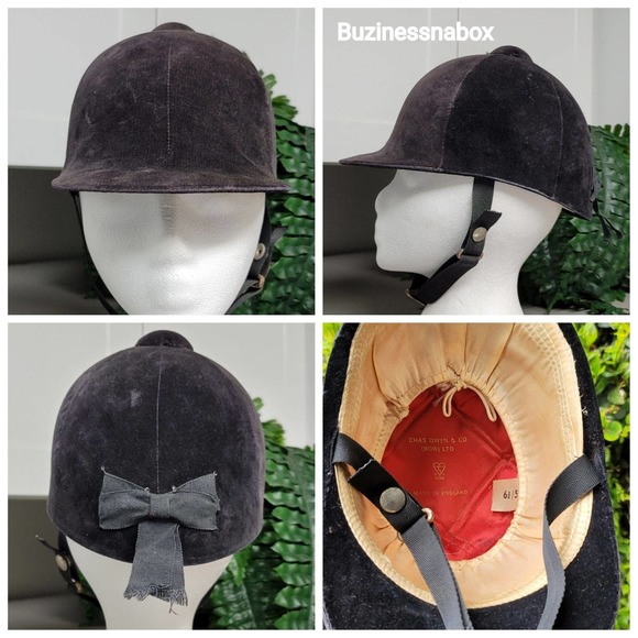 Charles Owen Accessories - Vtg Charles Owen Equestrian Hat w/Bow